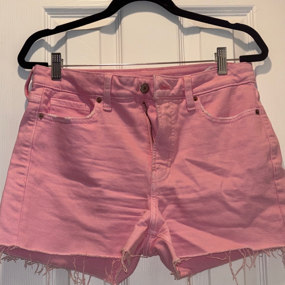 Old Navy Pink Denim Cutoff Shorts